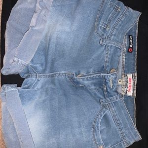 Blue shorts